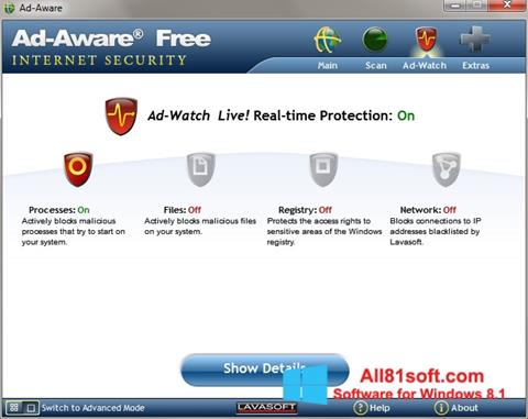 Screenshot Ad-Aware untuk Windows 8.1