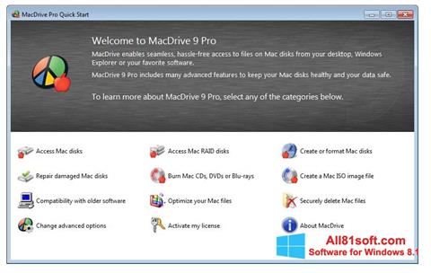 Screenshot MacDrive untuk Windows 8.1