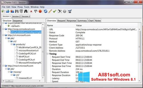 Screenshot Charles untuk Windows 8.1