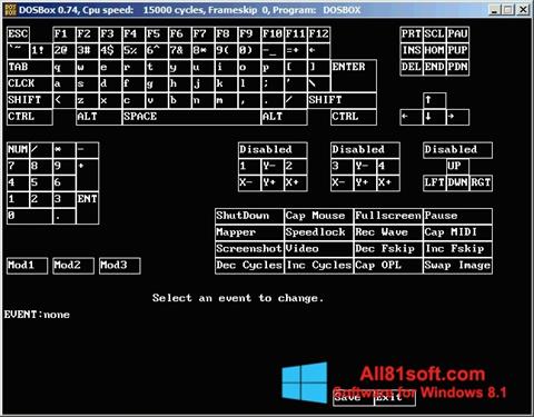 Screenshot DOSBox untuk Windows 8.1