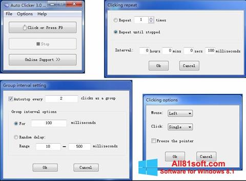 Screenshot GS Auto Clicker untuk Windows 8.1