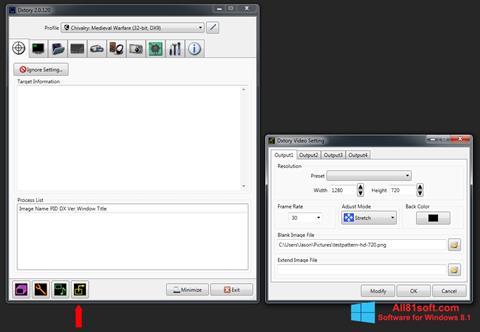 Screenshot Dxtory untuk Windows 8.1