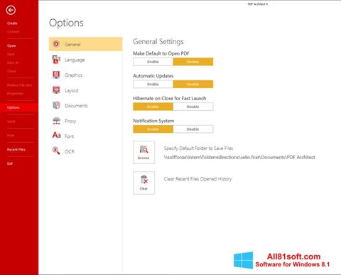 Screenshot PDF Architect untuk Windows 8.1