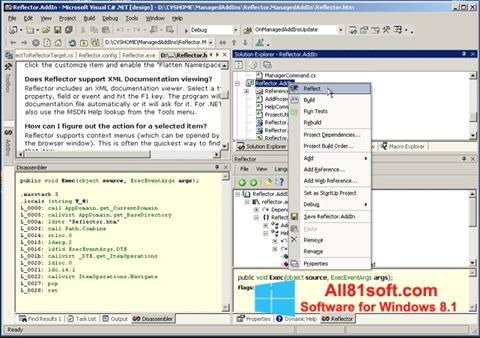 Screenshot Reflector untuk Windows 8.1