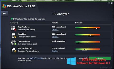 Screenshot AVG AntiVirus Free untuk Windows 8.1