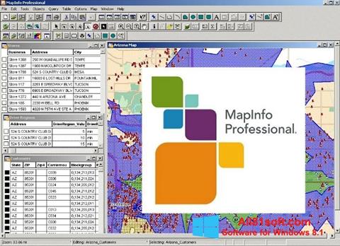 Screenshot MapInfo Professional untuk Windows 8.1