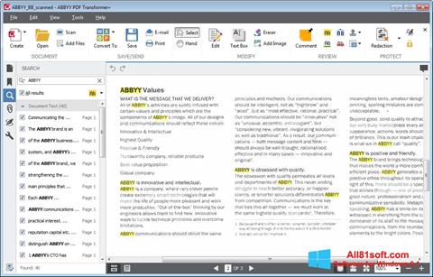 Screenshot ABBYY PDF Transformer untuk Windows 8.1