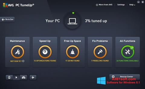 Screenshot AVG PC Tuneup untuk Windows 8.1