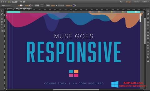 Screenshot Adobe Muse untuk Windows 8.1
