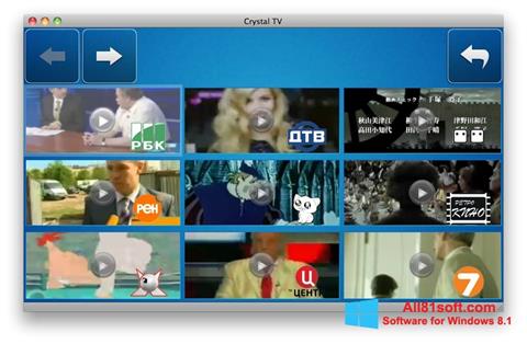 Screenshot Crystal TV untuk Windows 8.1