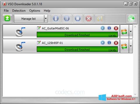 Screenshot VSO Downloader untuk Windows 8.1