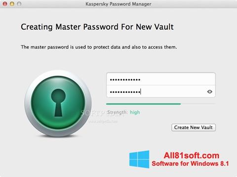 Screenshot Kaspersky Password Manager untuk Windows 8.1