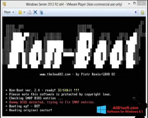 Screenshot Kon-Boot untuk Windows 8.1