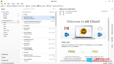 Screenshot eM Client untuk Windows 8.1