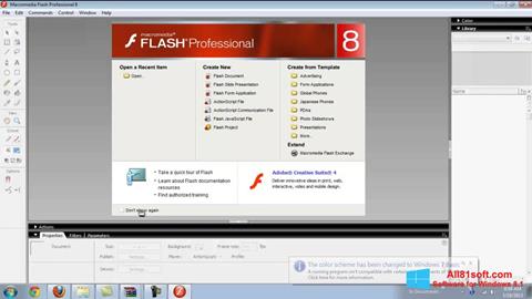 Screenshot Macromedia Flash Player untuk Windows 8.1