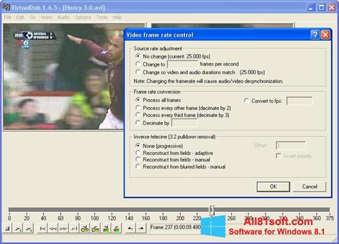 Screenshot VirtualDubMod untuk Windows 8.1