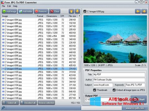 Screenshot JPG to PDF Converter untuk Windows 8.1