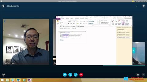 Screenshot Skype for Business untuk Windows 8.1