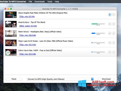 Screenshot Free YouTube to MP3 Converter untuk Windows 8.1