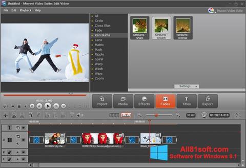 Screenshot Movavi Video Suite untuk Windows 8.1