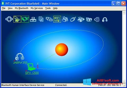 Screenshot BlueSoleil untuk Windows 8.1