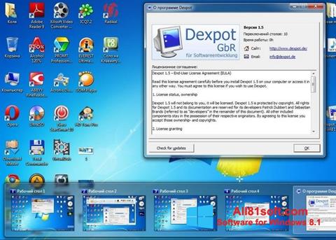 Screenshot Dexpot untuk Windows 8.1
