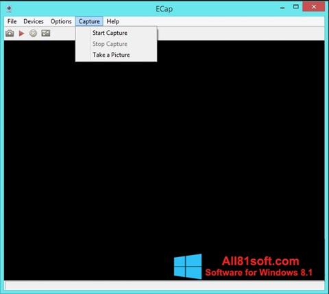 Screenshot ECap untuk Windows 8.1