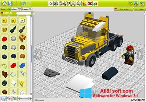 Screenshot LEGO Digital Designer untuk Windows 8.1