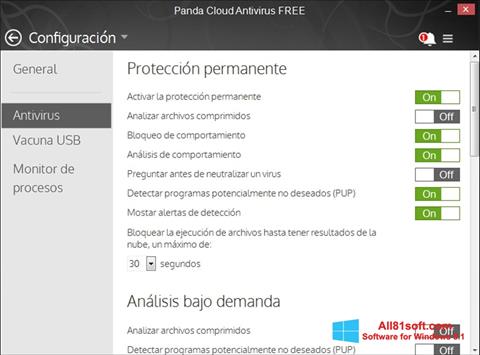 Screenshot Panda Cloud untuk Windows 8.1