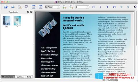 Screenshot DjView untuk Windows 8.1
