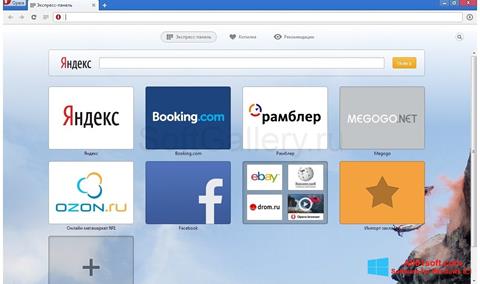 Screenshot Opera Next untuk Windows 8.1