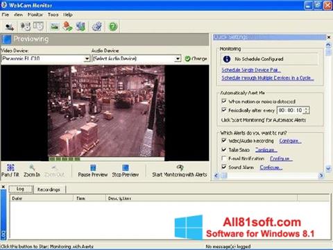 Screenshot WebCam Monitor untuk Windows 8.1