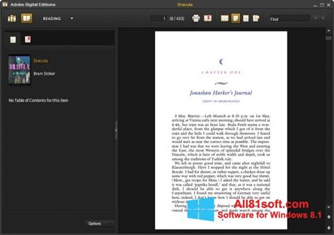 Screenshot Adobe Digital Editions untuk Windows 8.1