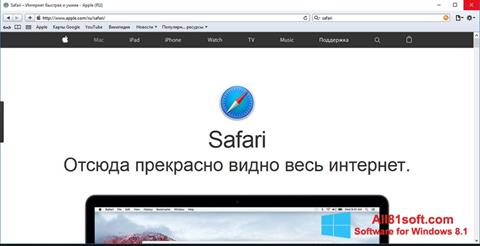 Screenshot Safari untuk Windows 8.1