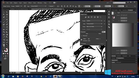 Screenshot Adobe Illustrator CC untuk Windows 8.1