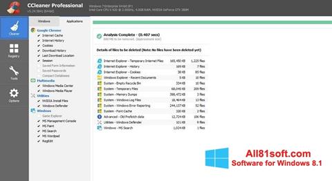 Screenshot CCleaner Professional Plus untuk Windows 8.1
