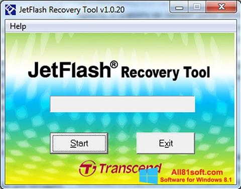 Screenshot JetFlash Recovery Tool untuk Windows 8.1