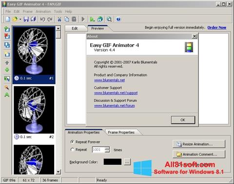 Screenshot Easy GIF Animator untuk Windows 8.1