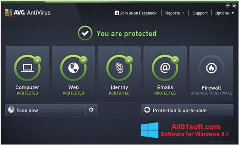 Screenshot AVG AntiVirus Pro untuk Windows 8.1
