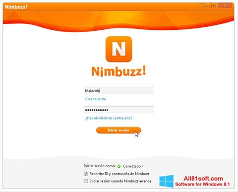 Screenshot Nimbuzz untuk Windows 8.1