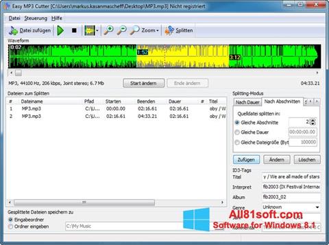 Screenshot MP3 Cutter untuk Windows 8.1