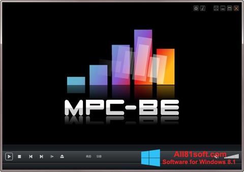 Screenshot MPC-BE untuk Windows 8.1