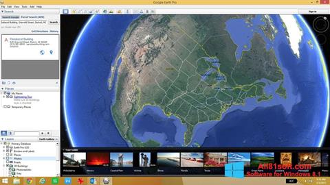 Screenshot Google Earth Pro untuk Windows 8.1