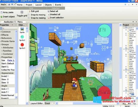 Screenshot Construct Classic untuk Windows 8.1
