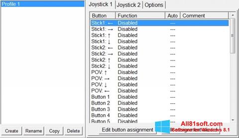 Screenshot JoyToKey untuk Windows 8.1