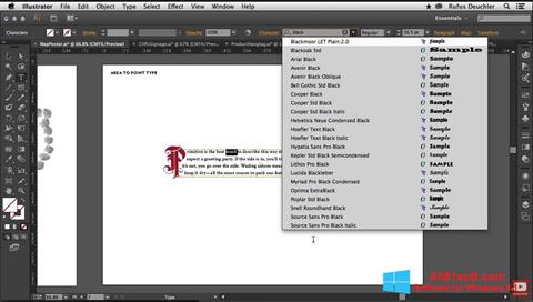 Screenshot Adobe Illustrator untuk Windows 8.1