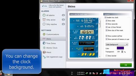 Screenshot Atomic Alarm Clock untuk Windows 8.1