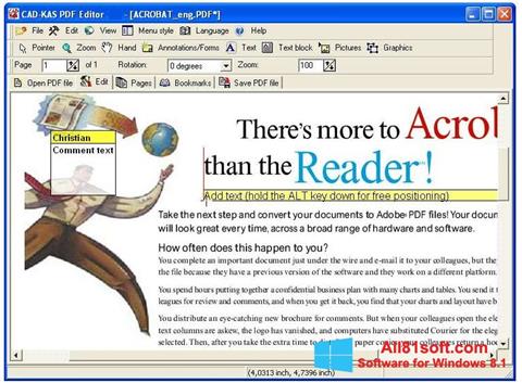 Screenshot PDF Reader untuk Windows 8.1
