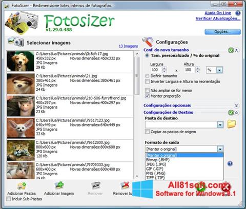 Screenshot Fotosizer untuk Windows 8.1