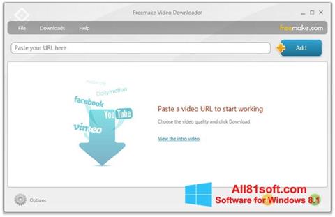 Screenshot Freemake Video Downloader untuk Windows 8.1